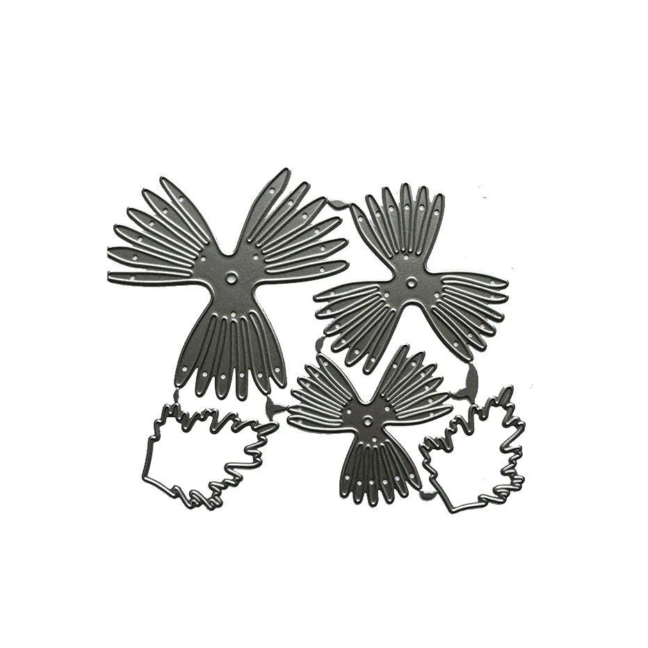 Flower petal Scrapbooking Cutting Dies Yiwu Futian market stock clearance DIY Paper gift Card Making metal craft Album