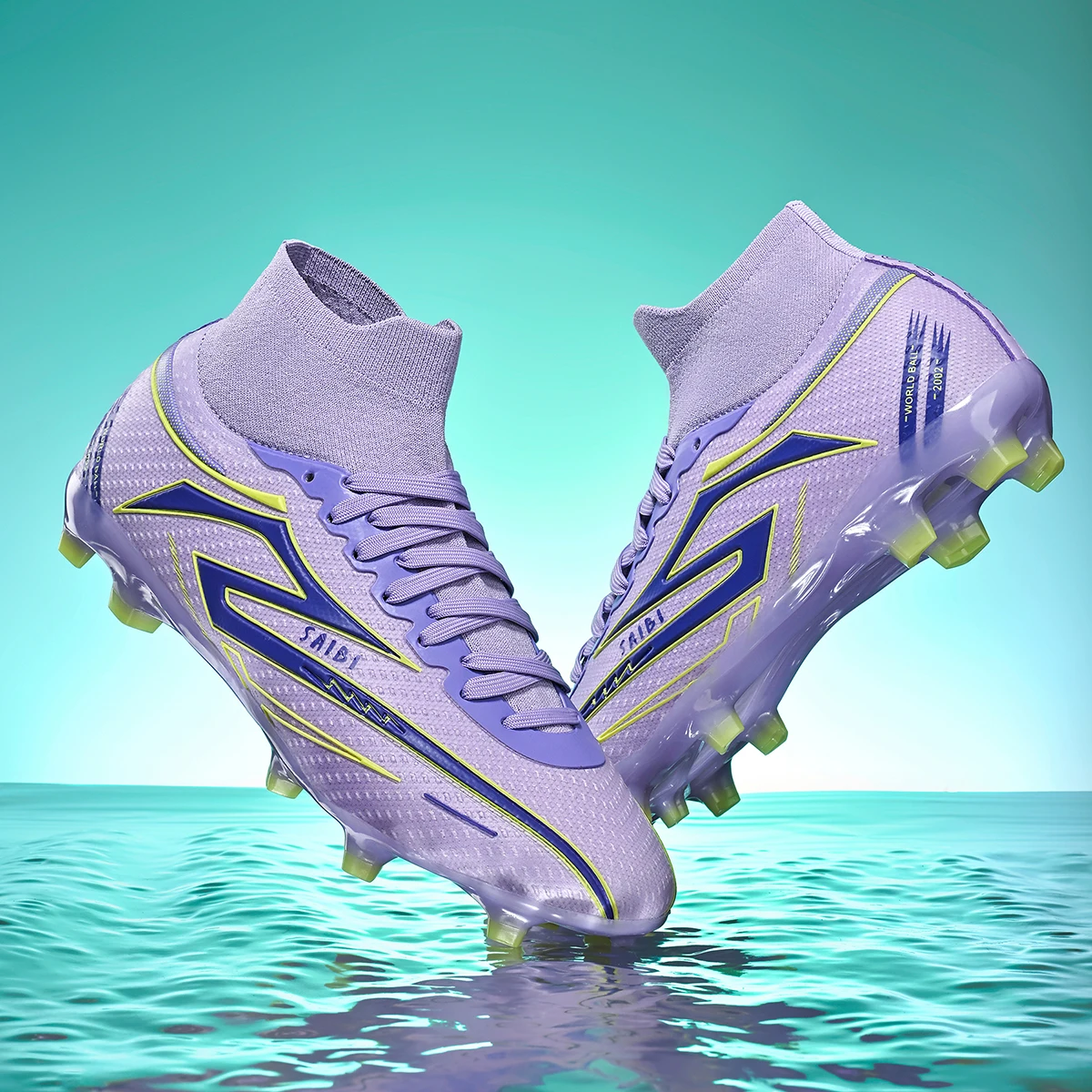 أحذية كرة القدم AG/FGsports عالية الجودة، أحذية تدريب كرة القدم الشخصية والعصرية #3