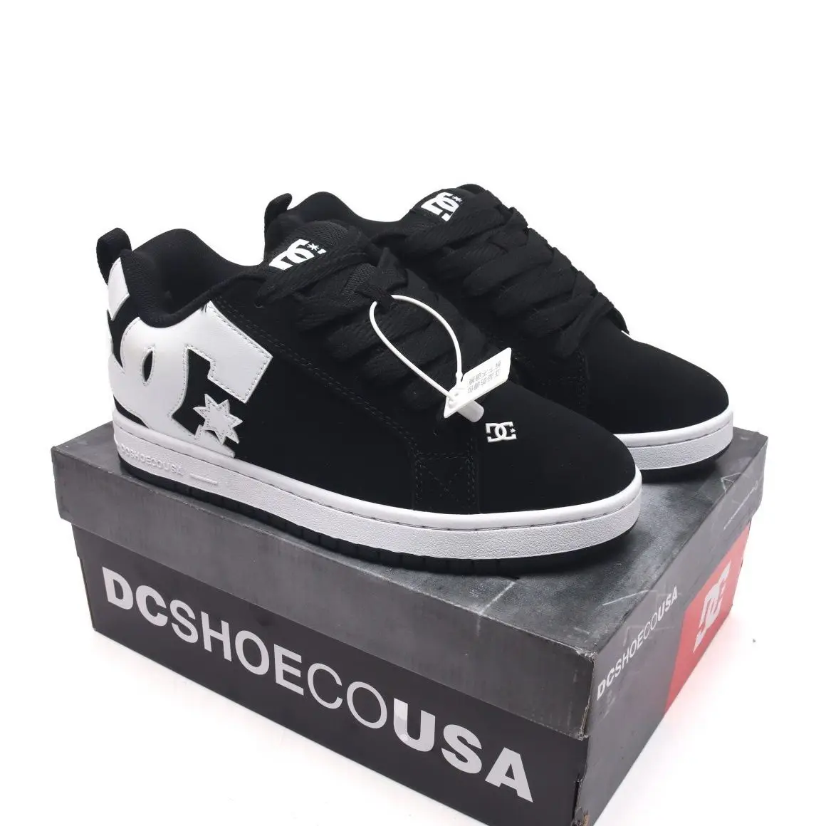 Dc Court Graffik Se Actie Heren Casual Schoenen Outdoor Basketbalschoenen Rubberen Zool Antislip Board Schoenen Geschenkdoos