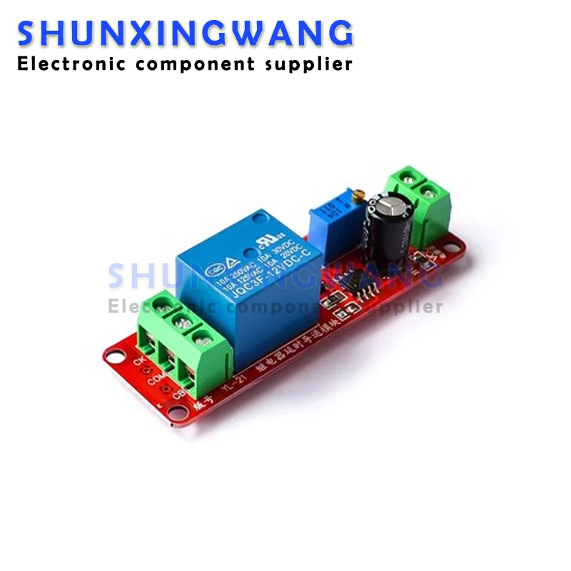 DC 12V NE555 Timer Switch Adjustable Module Time delay relay Module 12V Delay relay shield 0~10S