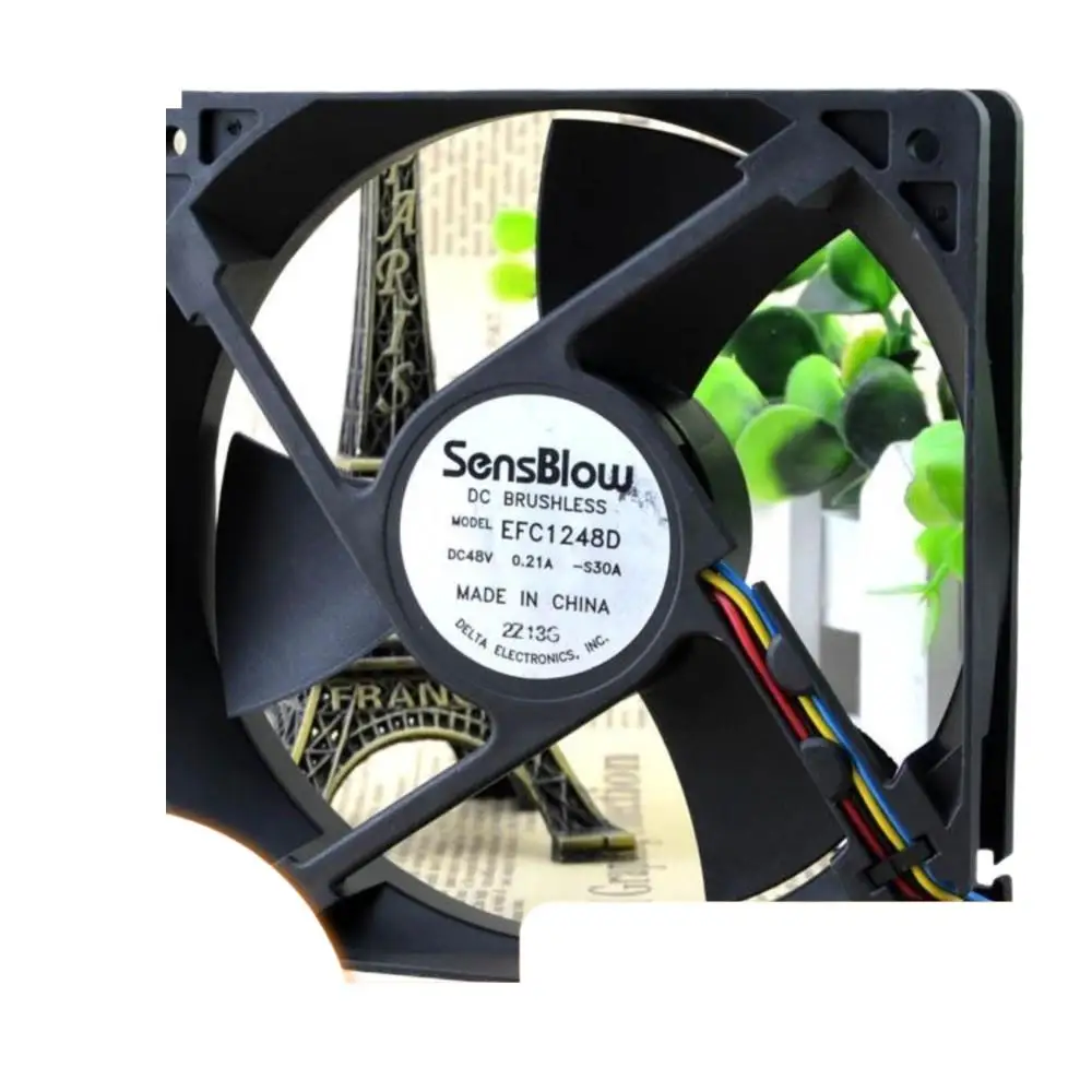 

for Delta EFC1248D 12025 120mm 12cm DC 48V 0.21A 4-Wire PWM Fan Huawei Switchboard, High-Performance Cooling