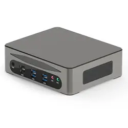 HYSTOU-Mini PC 12/13th Gen i5 i7 DDR5 para hogar y oficina, Dual Lan, 3 pantallas, 6 USB 3,2