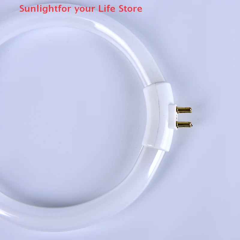 1 قطعة مكتب صغير أبيض مصابيح مستديرة لمبة حلقة الفلورسنت مصباح أنابيب حلقية مكافحة أربعة دبوس عدسة مكبرة ضوء 220 فولت T4 11 واط #3