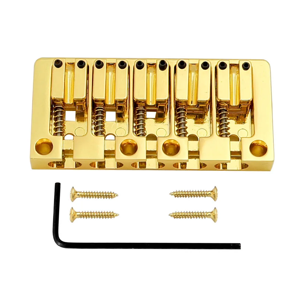 5-String Bass Bridge Flip Top Fine-Tuning Tailpiece Guitar Parts & Accessories