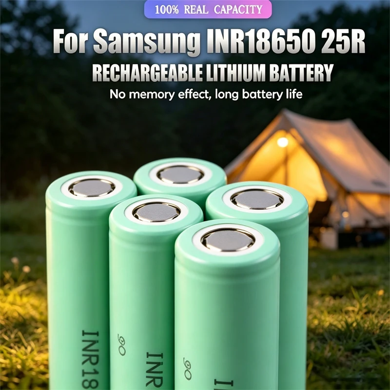 

wholesale price 3.6V 2500mAh 18650 Battery For Samsung INR 18650 25R Lithium Lon Battery Replacement External Battery
