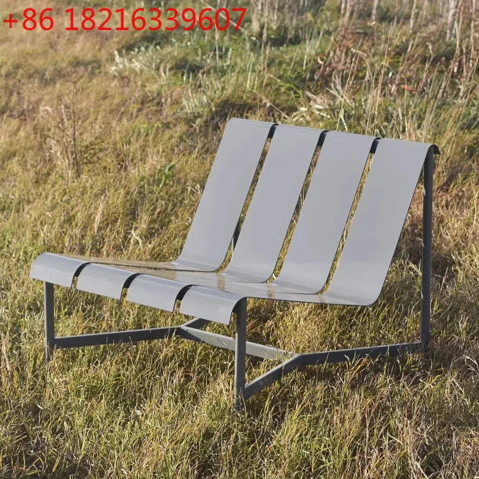 YAO metal industrial wind outdoor leisure chair courtyard terrace park bench open-air balcony