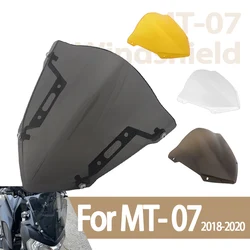 For YAMAHA MT07 MT 07 MT-07 FZ07 FZ-07 2018-2020 Motorcycle Windscreens Wind Deflectors Parabrisas Windshield Accessories