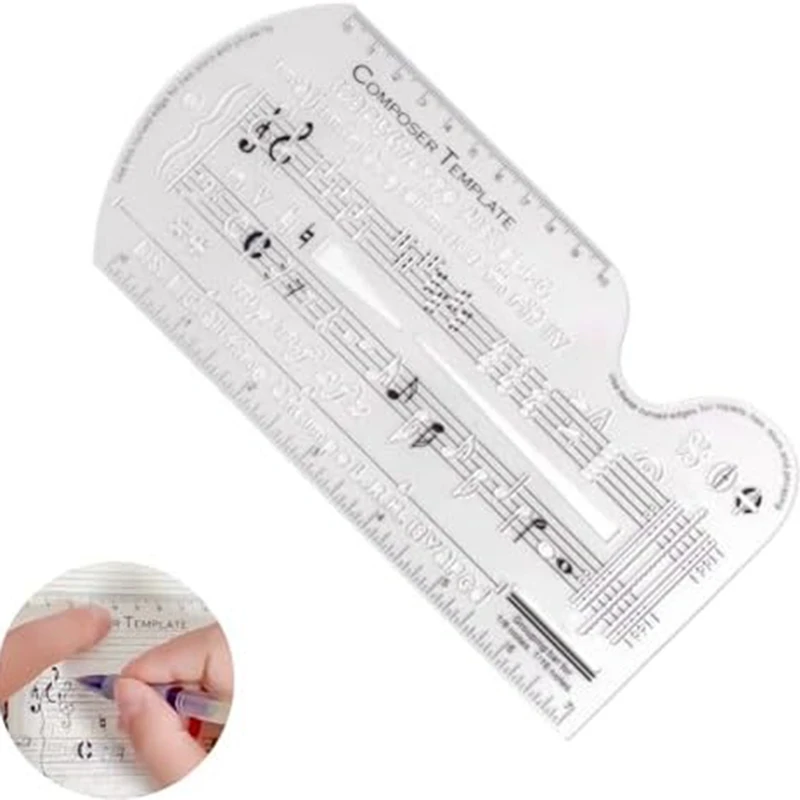 استنسل قالب التركيب لكاتب الأغاني، مسطرة رسم الموظفين، أداة تدوين التركيب لكاتب الأغاني، رموز الملحن