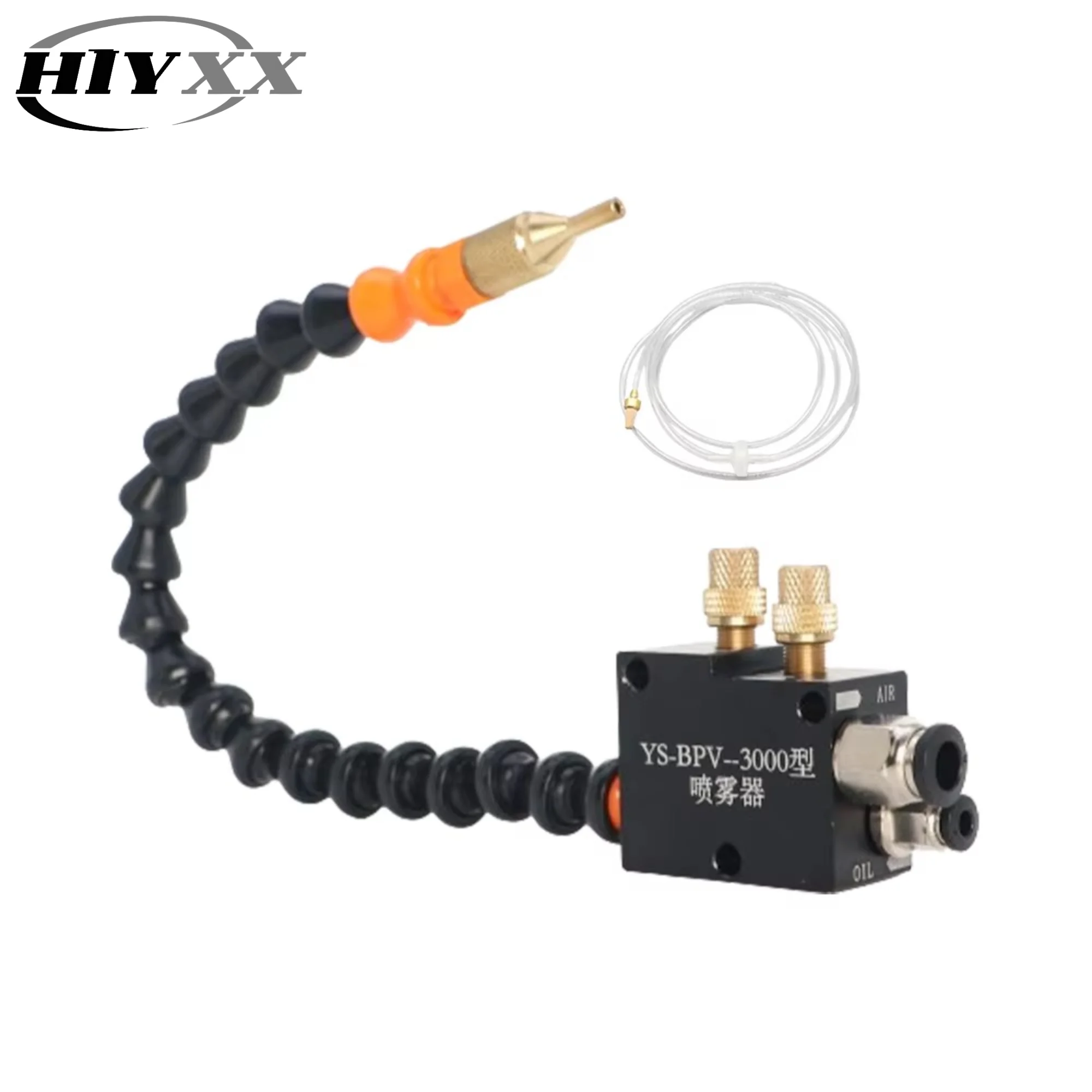 CNC Mist Coolant Sprayer Lubrication Spray System Fit 8mm Air Pipe Cutting Fluid Cooling Nozzle For CNC Lathe Milling Drilling