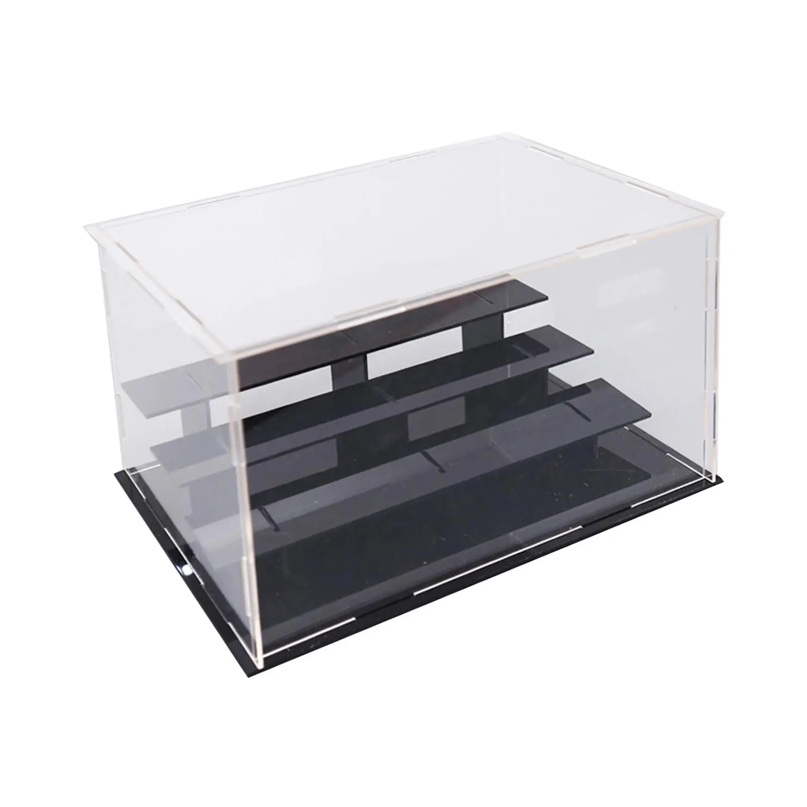 Tiered Acrylic Display Case Protector for Apartment Dressing Room Restaurant