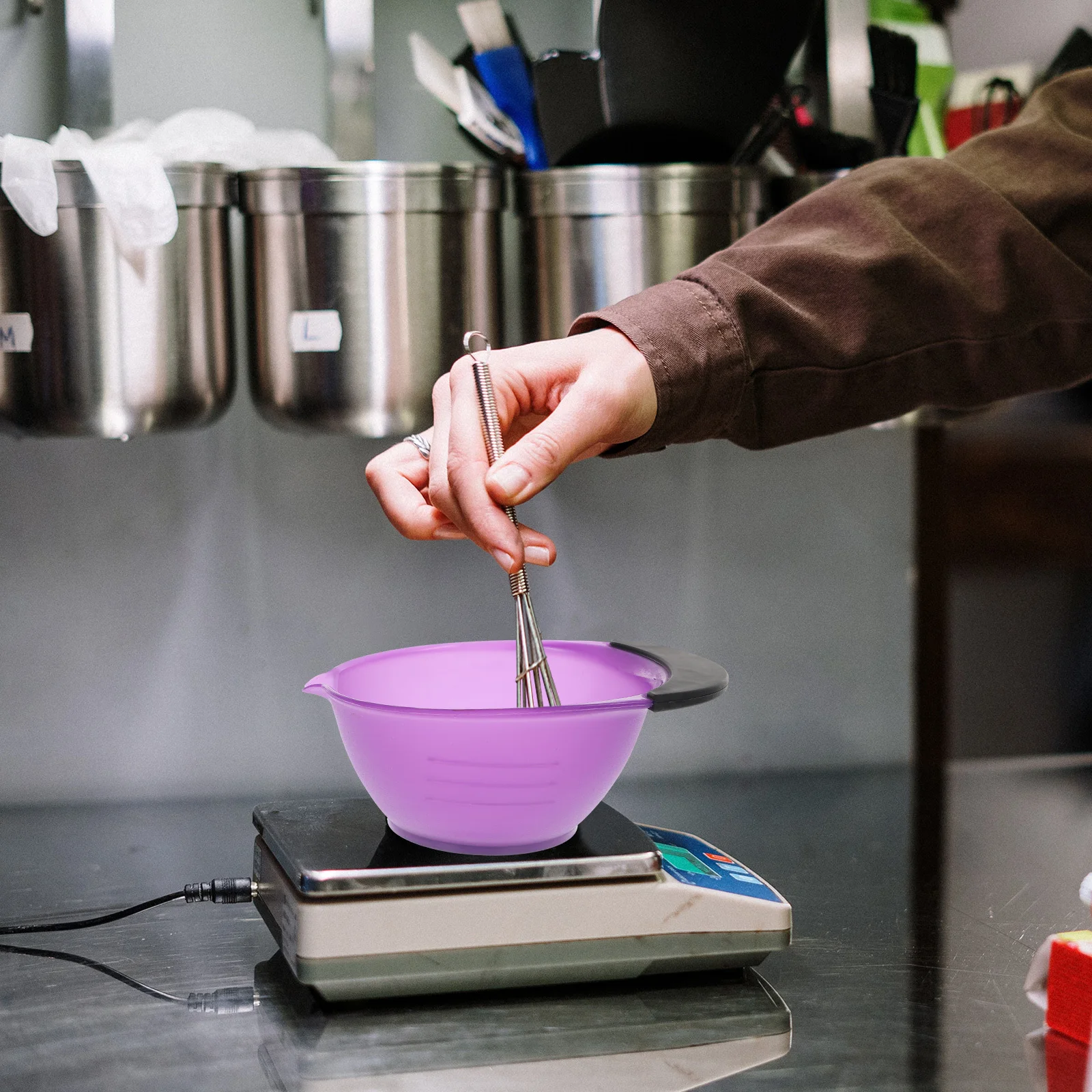 5Pcs Hair Dye Bowls Wide Deep Mixing Bowls Durable Reusable for Salon Hair Coloring DIY Supply Hairdressing Dyeing Bowl - Image 4