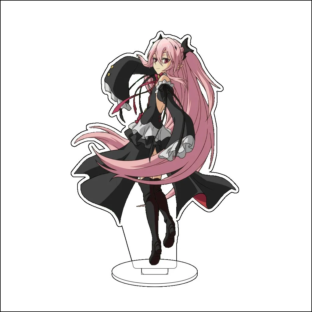 Figura de Acrílico de 16CM de Anime Seraph of the End, Mikaela Hyakuya, Shinoa Hiiragi, Mitsuba Sanguu, Guren Ichinose, Adornos Cosplay