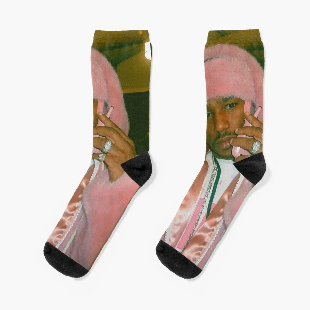 

cam'ron rose phone Socks compression funny gifts Stockings compression Antiskid soccer Men's Socks Luxury Women's