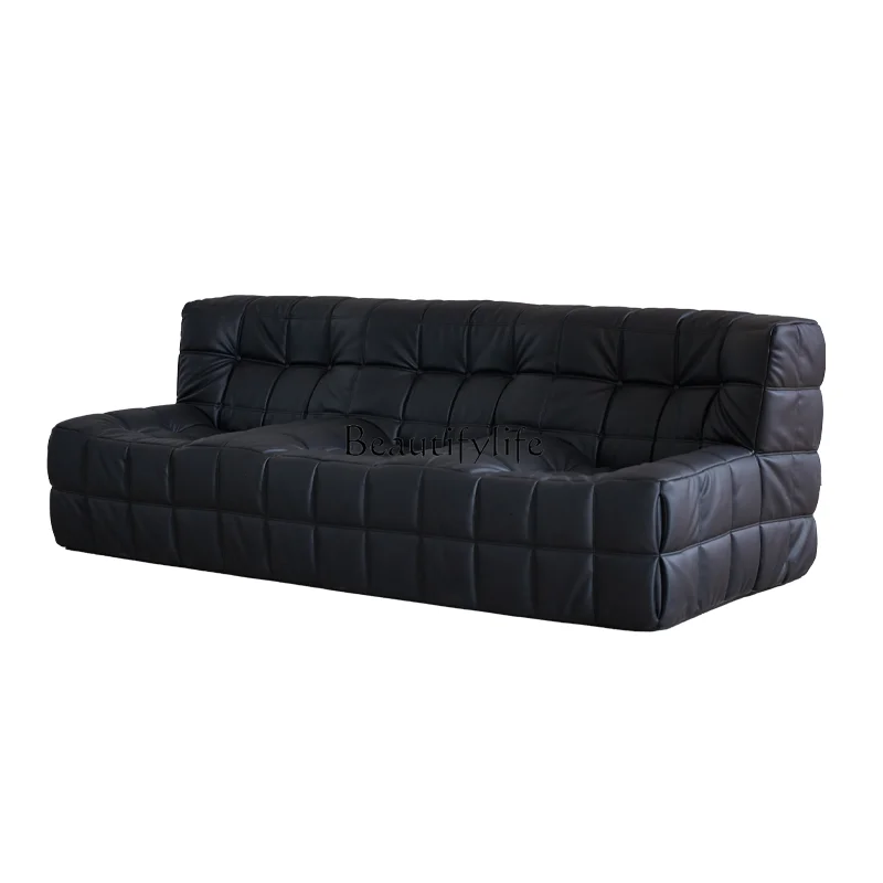 

Nordic Retro Sofa Japanese Style Small Apartment Three-Seater Simple Corduroy Sofa