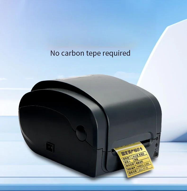 Thermal Gold Label Paper Sticker Barcode Waterpro of Oilproof No Carbon Tape Required Direct Printing Thermal Labels