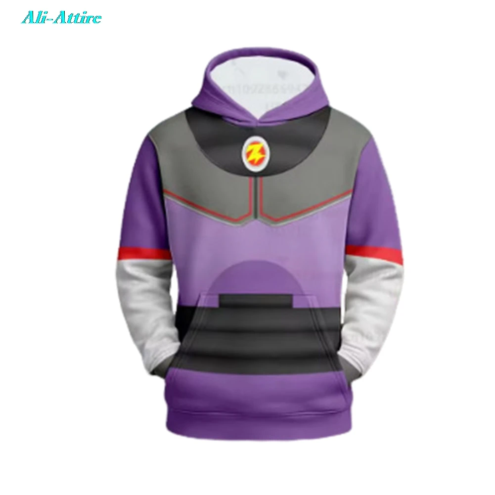 

Movie Plush Story Cosplay Zurg Hoodie Pants Clothing Men Adult Party Disguise Roleplay Outfits Suit Halloween Costume Carnival