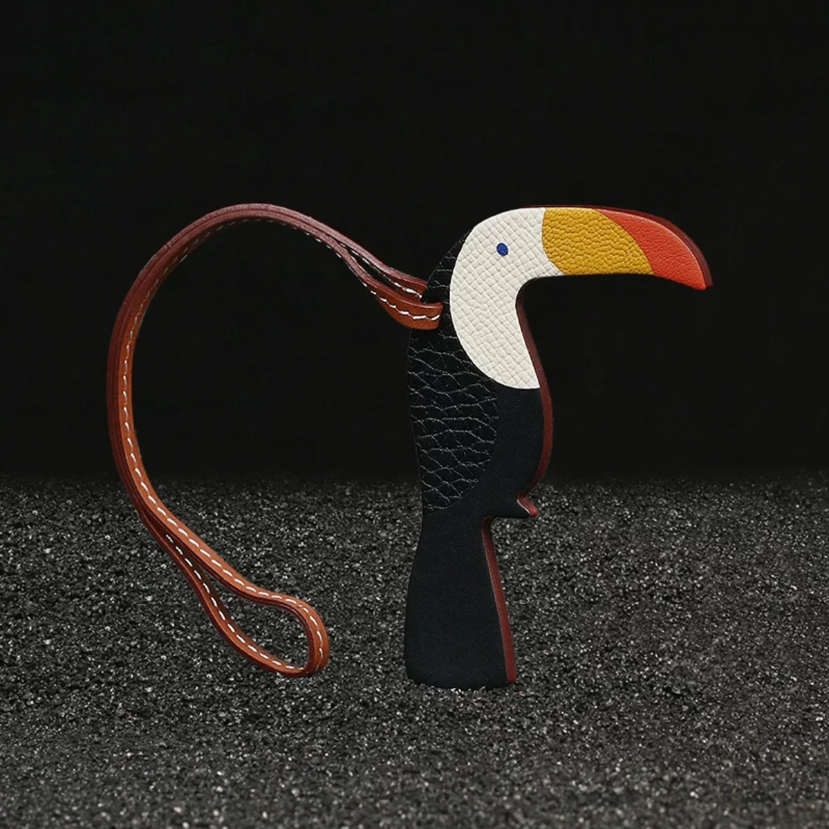 DIMY 2025 Woodpecker Pendant Leather Handmade Bird Pendant Bag Pendant Female Car Pendant Male