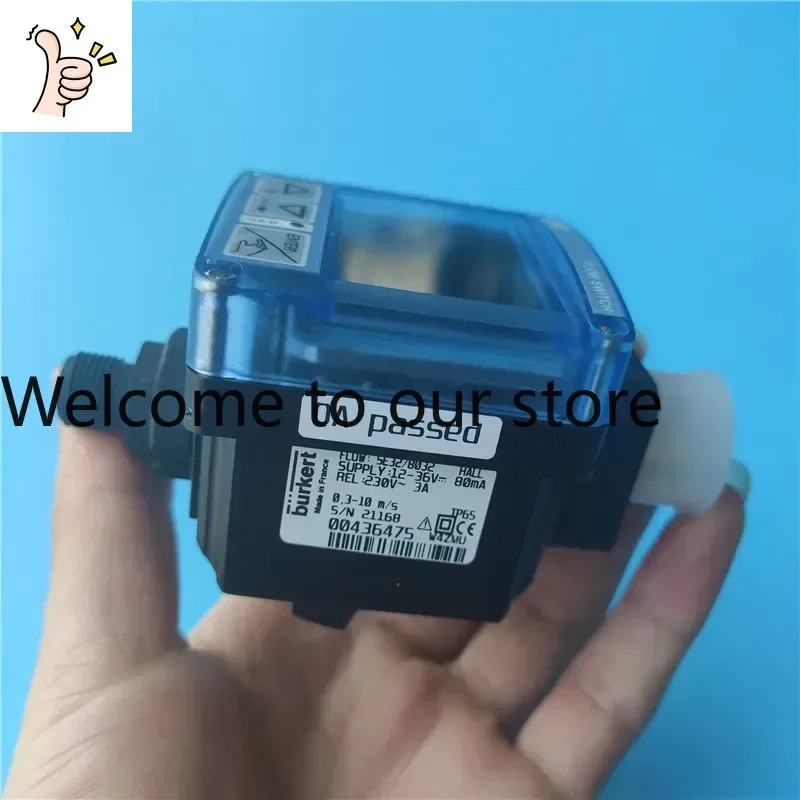 2026.4 Burkert8032 Turbine Flowmeter Meter SE32 Relay 4-20mA