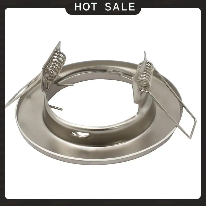 

24-Hour Delivery Round Satin LED Recessed For Ceiling Light Mounting Frame Spotlight Fittings Downlight For Ceiling Spotlight MR