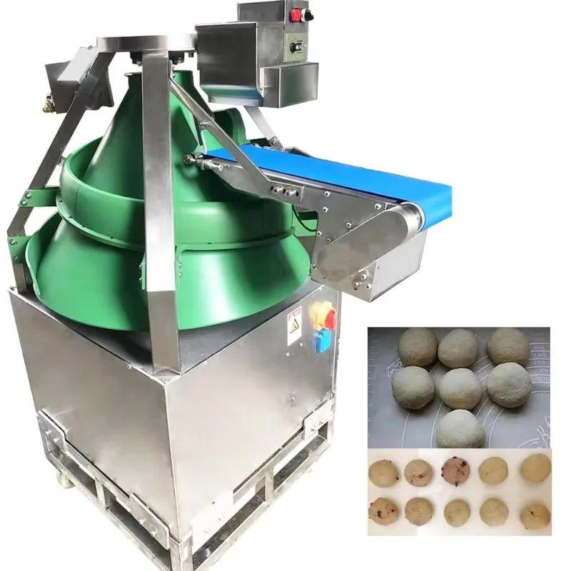 Customizable Full Automatic Dough Rounding Machine Small Balls Maker Round Ball Making Pizza Roller Dough Rounding Machine