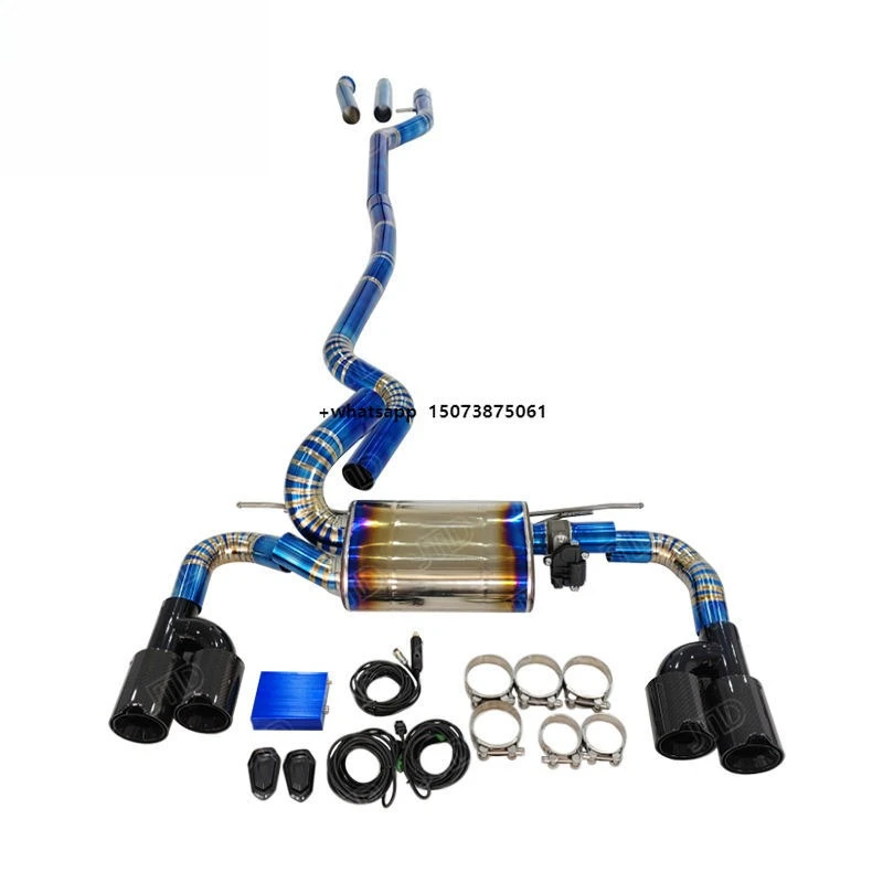 

Titanium Alloy Catback Muffler Exhaust System for 2012-2019 3-Series 4-Series F30 F31 F32 F33 F36 328i N20 2.0