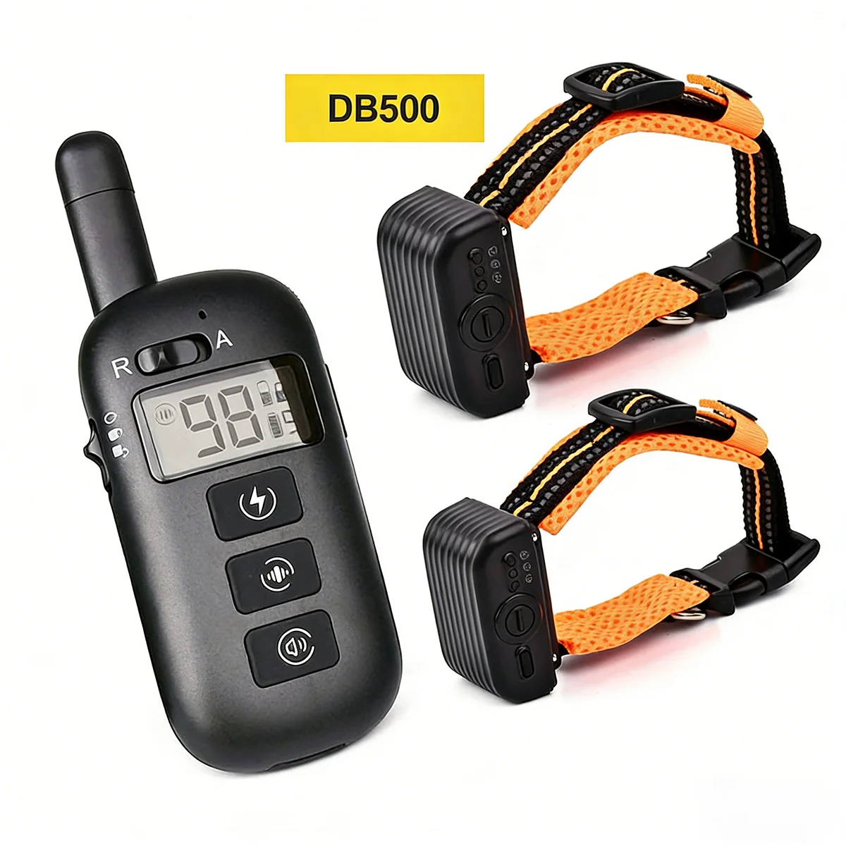 

Dog Training Collar Waterproof Dog Bark Collar with Remote 3 Training Modes Rechargeable E-Collar for Large Medium Small Dogs