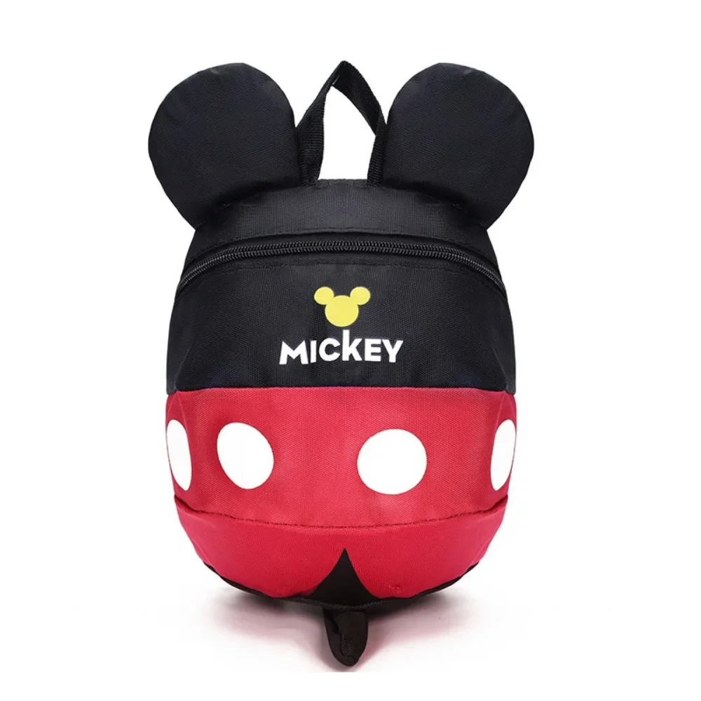 Disney Mickey Minne tas ransel anak imut, tas sekolah kartun aman mencegah tersesat tren modis kualitas tinggi, hadiah untuk anak-anak