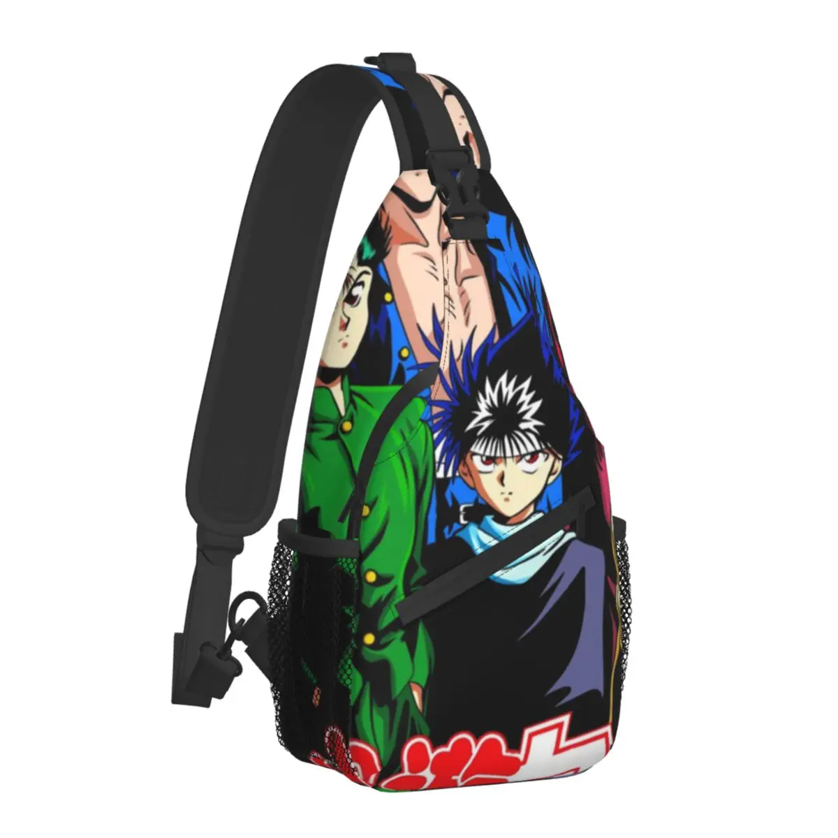 

Yu Yu Hakusho Squad Shoulder Bags Japanese Anime Leisure Chest Bag Unisex School Camping Sling Bag Outdoor Print Small Bags