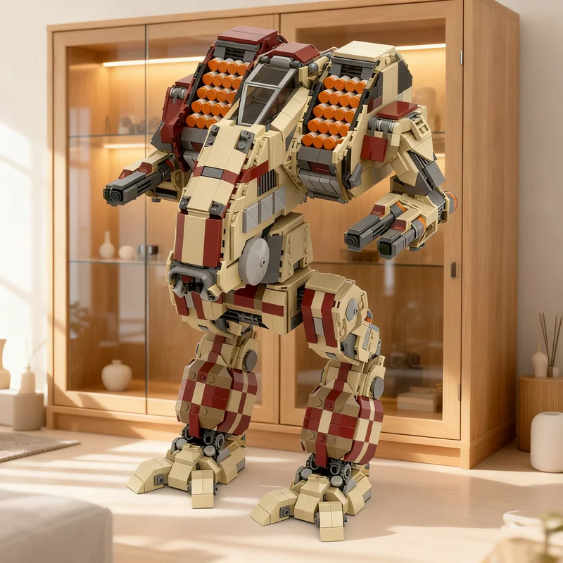 2527pcs MOC Battletech Vulture Space Model Building Blocks Christmas Gift Architecture Toy Brick 3D Birthday Craft Assemble