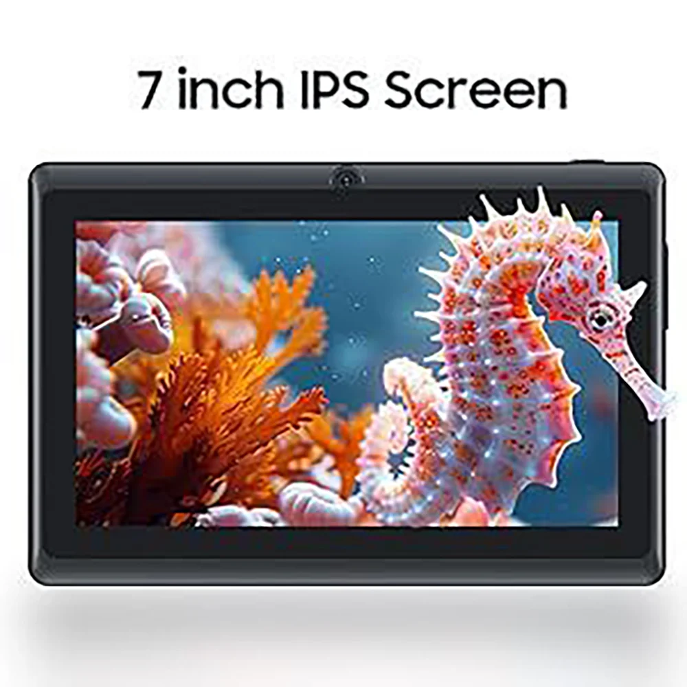 Tablet touchscreen da 7 pollici per bambini con design dei personaggi dei cartoni animati Supporta memoria espandibile Wi-Fi e Bluetooth fino a 128 GB