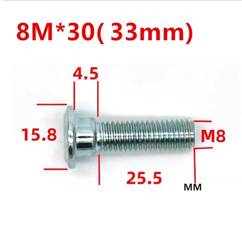 10pcs Disc Brake Bolt M8 Bolts Lightweight For Motorcycle Disc Brake Modification Hex Socket Fasteners Screws Accessories