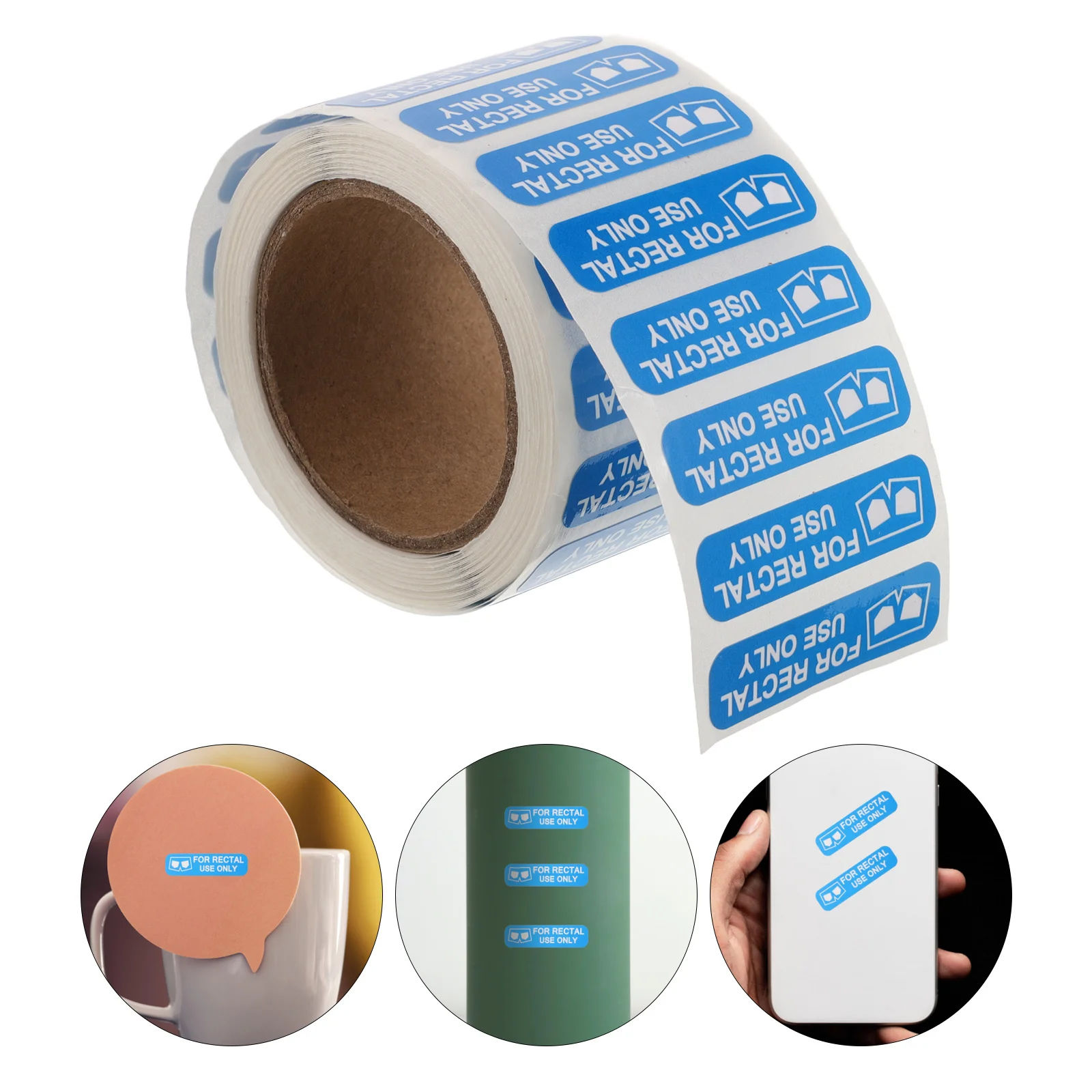 

1 Roll For Rectal Use Only Sticker Prank Funny Adhesive Labels Joke Decals For Adults Party Decor Luggage Skateboard Surfboard