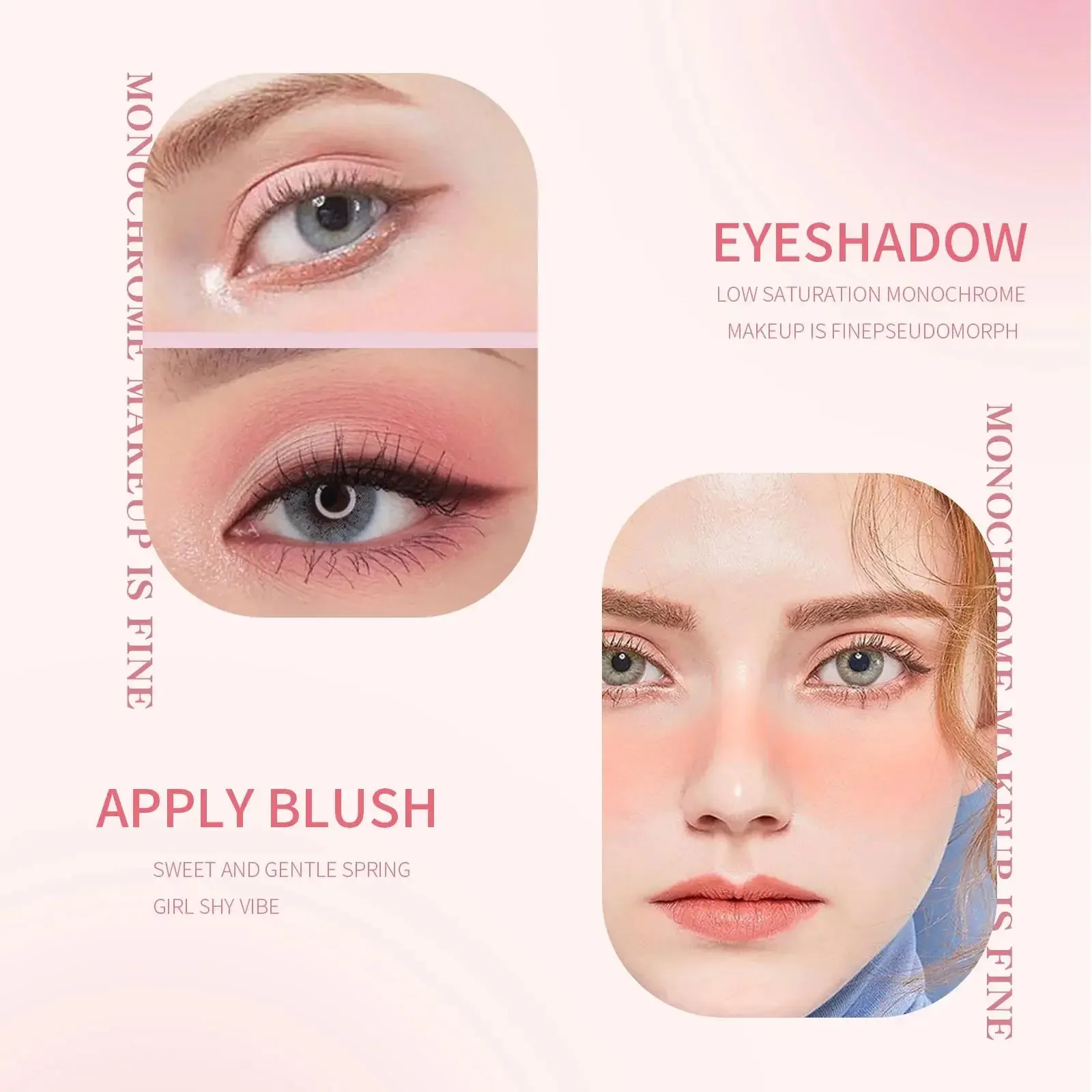 Rosto macio iluminando pêssego rosa único blush vara multi funcional maquiagem contorno sombra bochecha matiz cosméticos beleza saúde