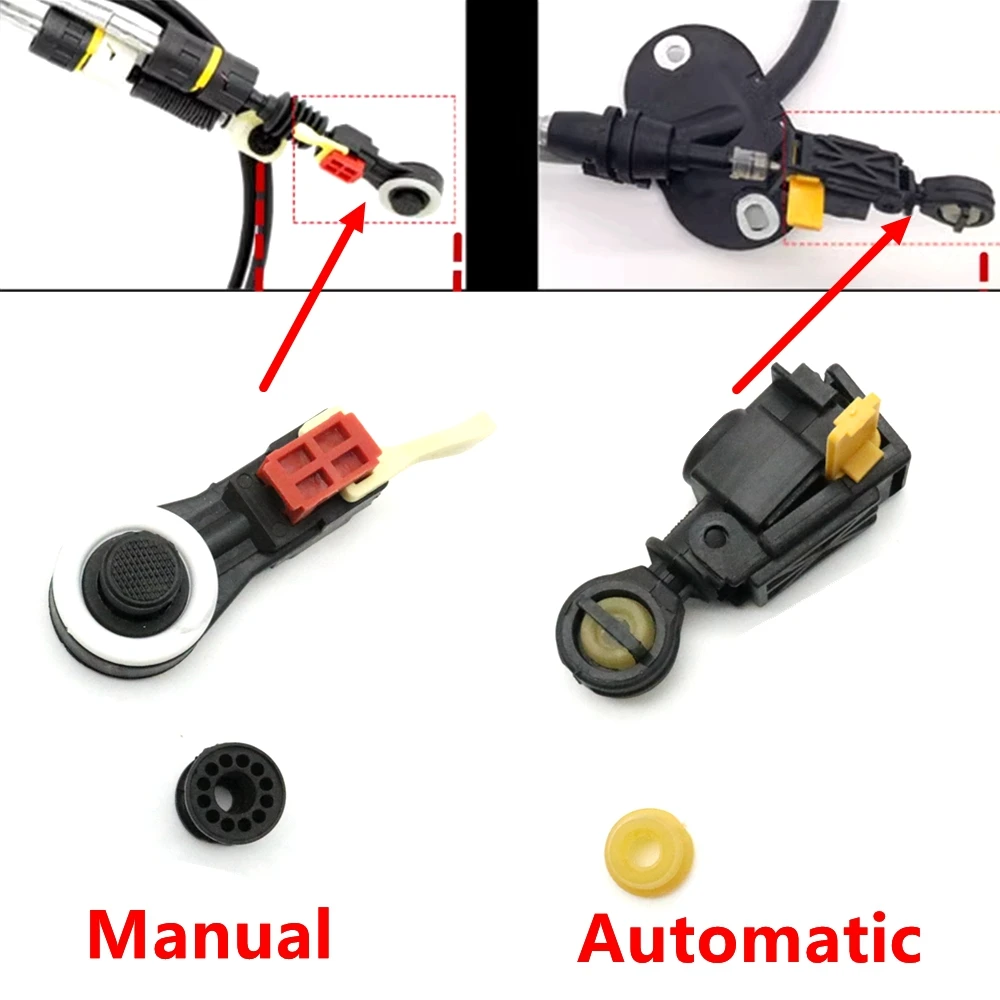 Manual Automatic Gearbox Pull Transmission Linkage Cable Head Gear Shift Lever Line Repair Bush Joint For Ford Focus MK2 Fiesta