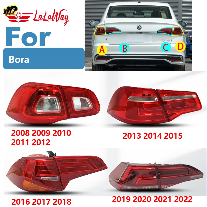 

For VW Volkswagen Bora 2008 09 1011 12 13 14 15 16 17 18 19 20 21 Rear Headlight Housing Light Lamp Assembly Side Assembly