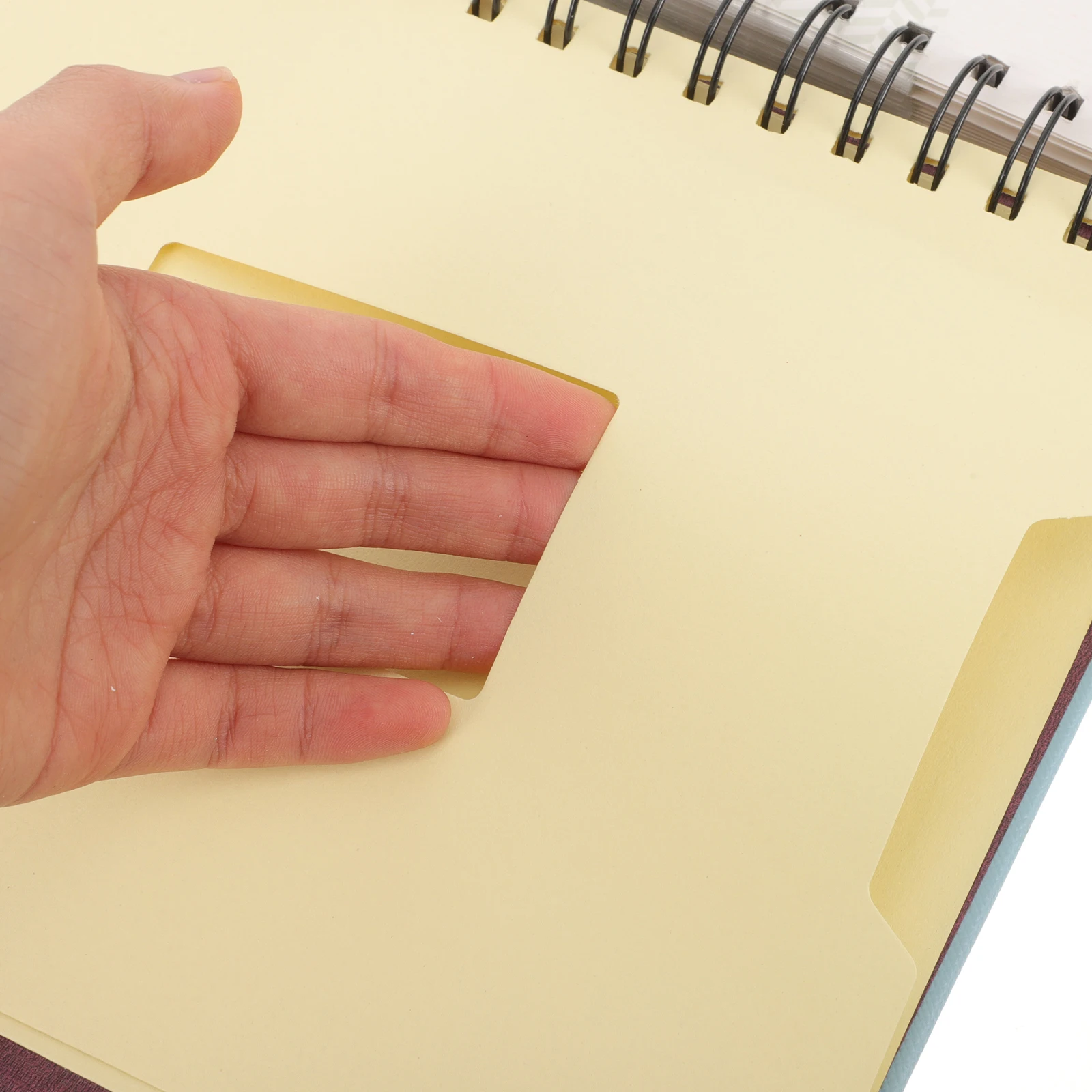 

Ticket Book Clear Tickets Album Organizer Receipts Storage Wear-Resistant Card Collection Booklet