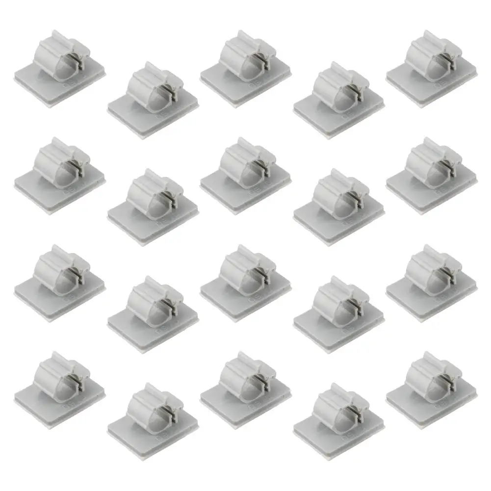 Water Pipe Holders 20PCS for Pipes For 6 5mm and 9 5mm Plastic Clamps for Plumbing and Irrigation Setup and Maintenance