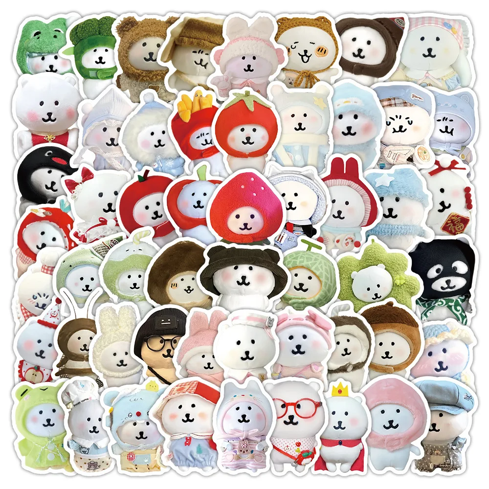 

10/35/70PCS INS Style Funny and Cute Joke Bear Creative Decorative Stickers DIY Water Cup Phone Case Graffiti Decal Stickers