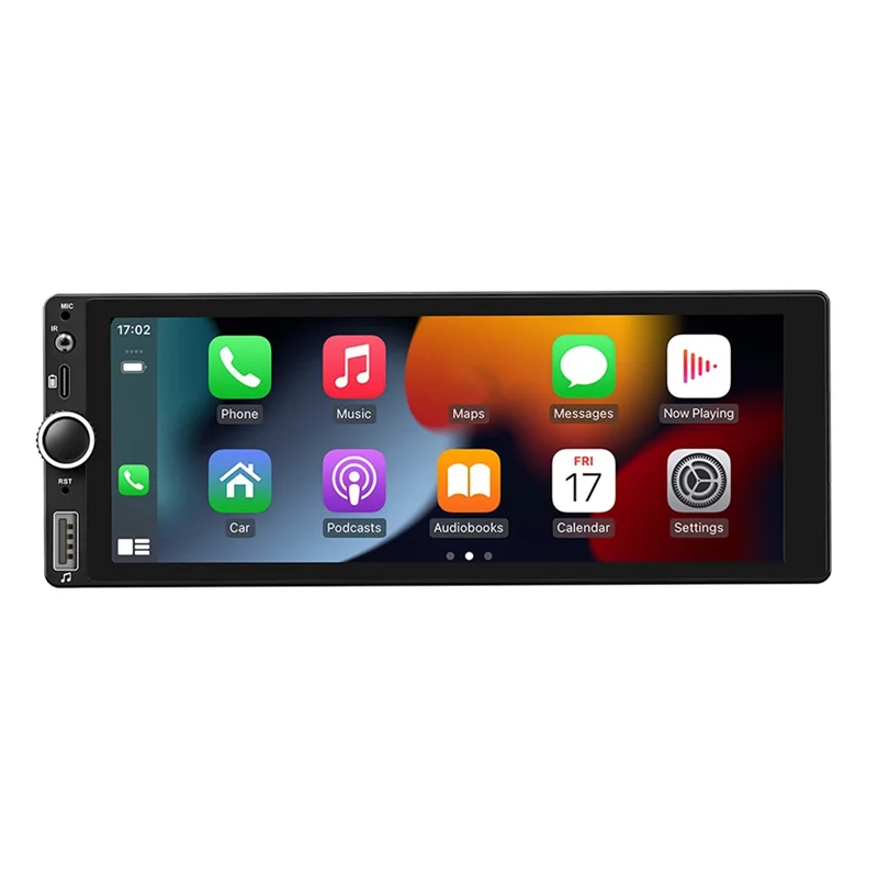 مشغل ABUS-2+32G MP5 مع شاشة 6.86 بوصة وملاحة وبلوتوث - مثالي لسيارة Carplay اللاسلكية وAndroid Auto