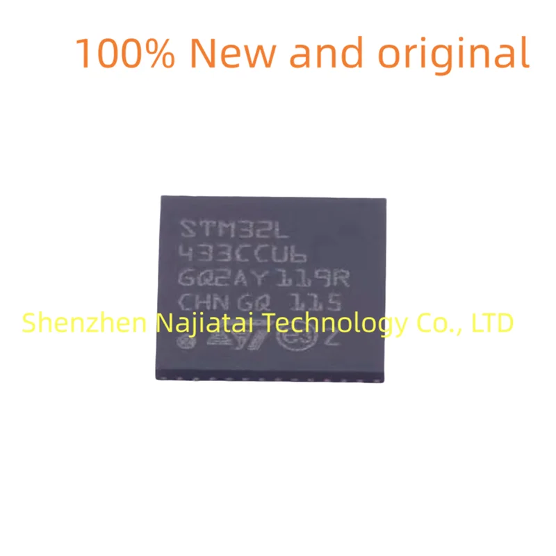 

10PCS/LOT 100% New Original STM32L433CCU6 QFN48 IC Chip