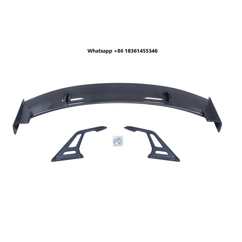 For  F87 F80 F82 M2 M3 M4 Carbon Fiber Rear Swan Neck Wing Carbon Fiber R General Purpose Carbon Fiber  Rear Spoiler