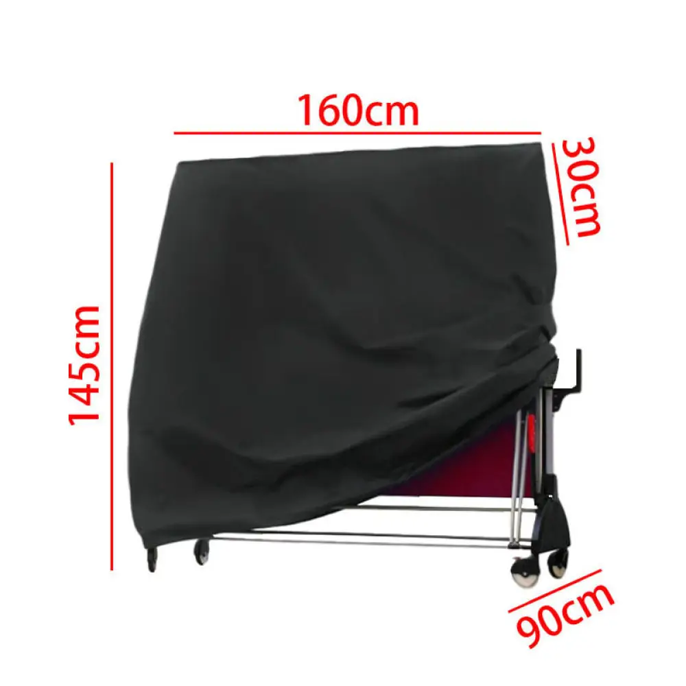 Weatherproof Ping Pong Table Cover Waterproof Oxford Cloth Dustproof Outdoor Protection Folding Storage Shield