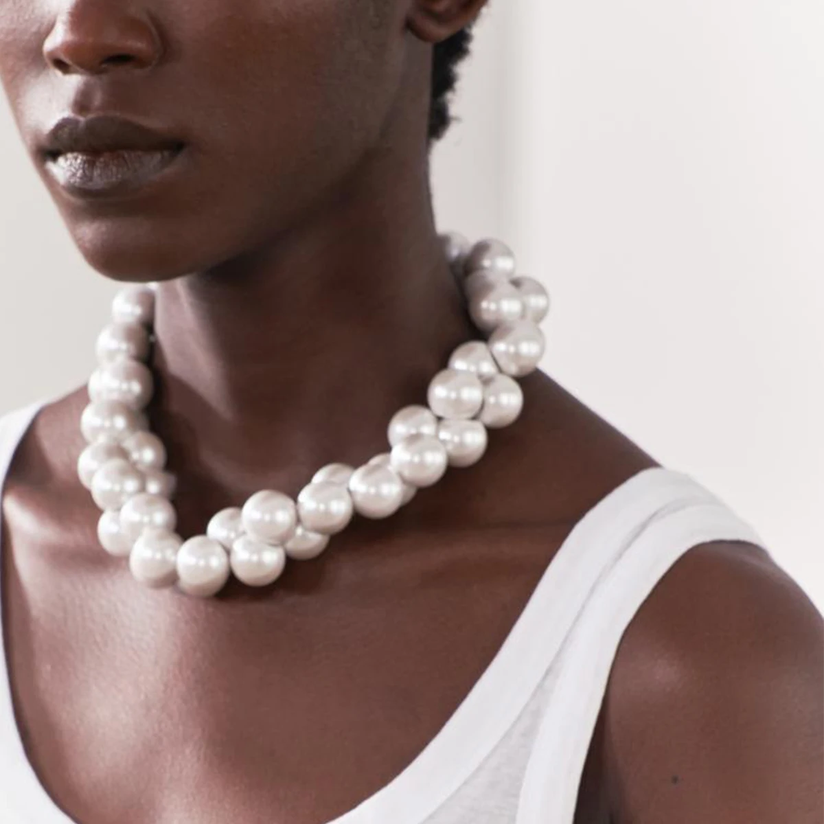 2024 New Imitation Pearls Necklace for Women Luxury Banquet Party Accessories Neck Jewelry Pearls Chains Choker Necklaces Gifts