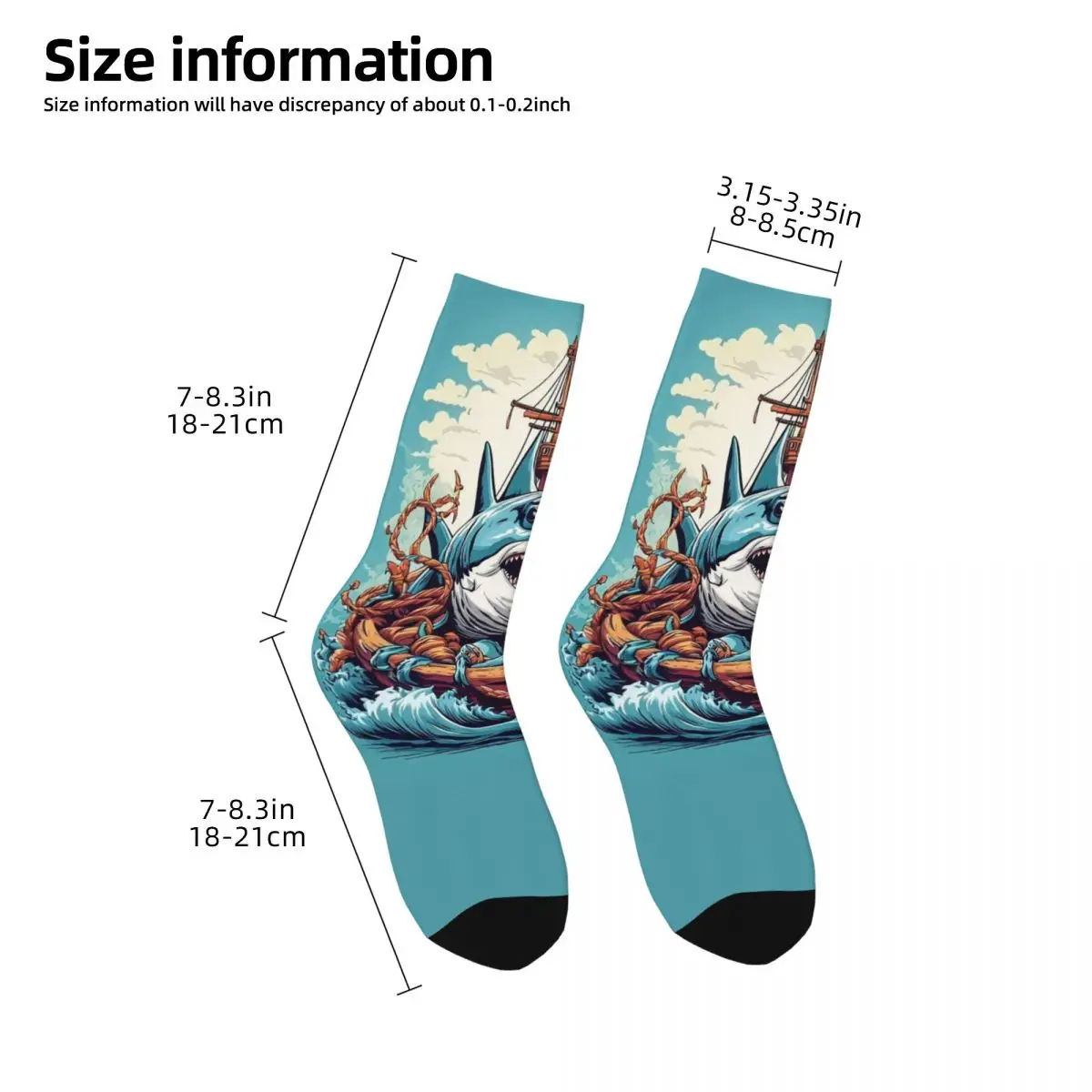 Various Colorful Tropical Fish 9 cosy Unisex Socks,Running Happy 3D printing Socks,Street Style Crazy Sock