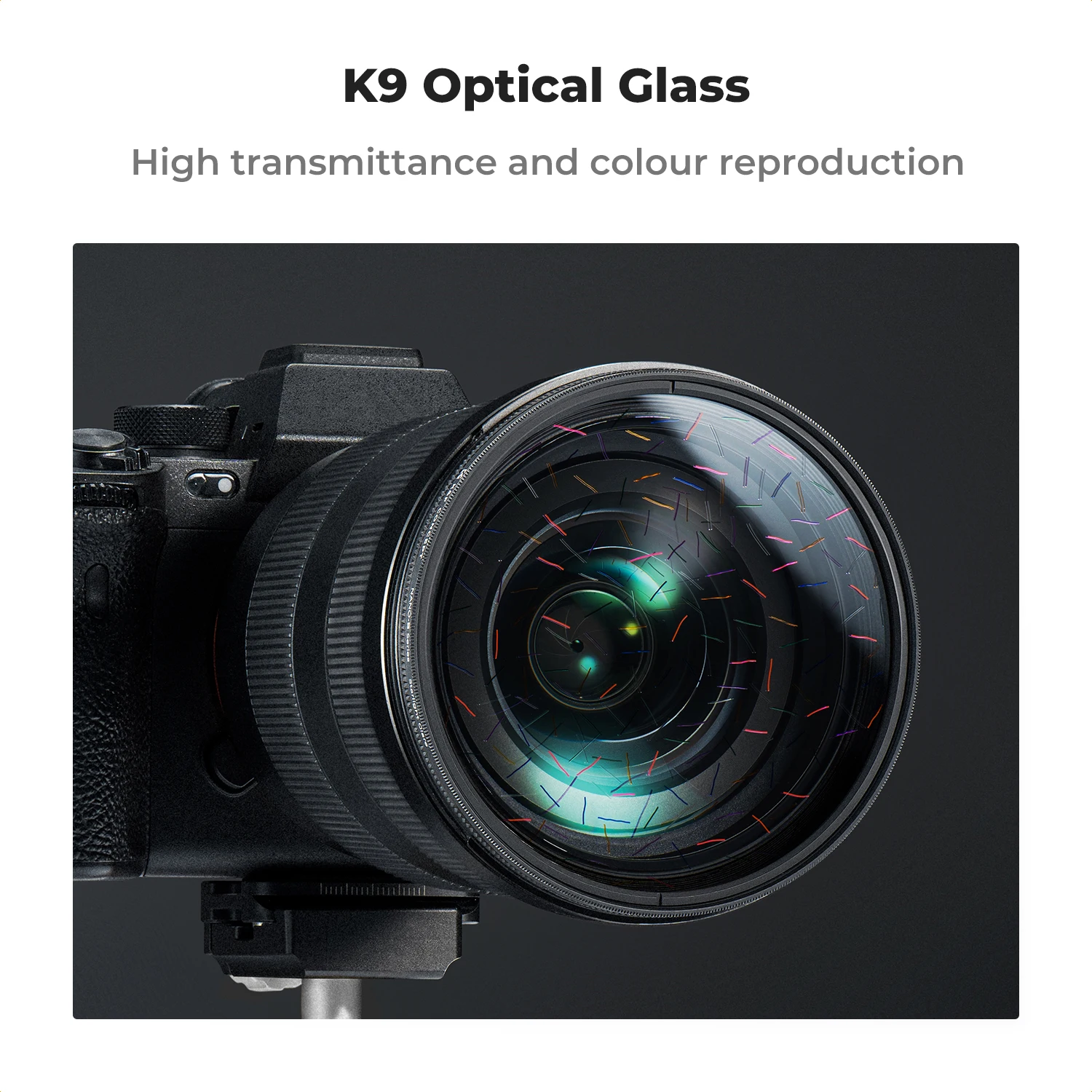 K&F Concept 49-82mm Colorful Streak Filter Starlight Dreamy Creative Special Effects Optical Glass Lenses Filter For Nikon Canon