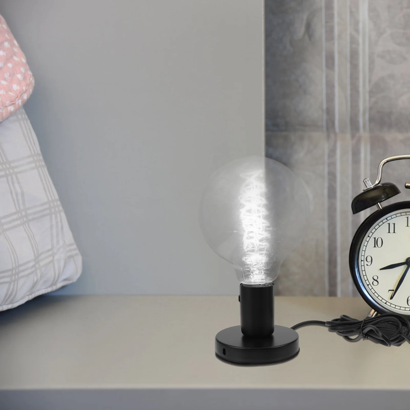 

Retro E27 Lamp Holder Socket Light Sockets Bulb Base Replacement Parts DIY Creative Project Stable Performance Durability