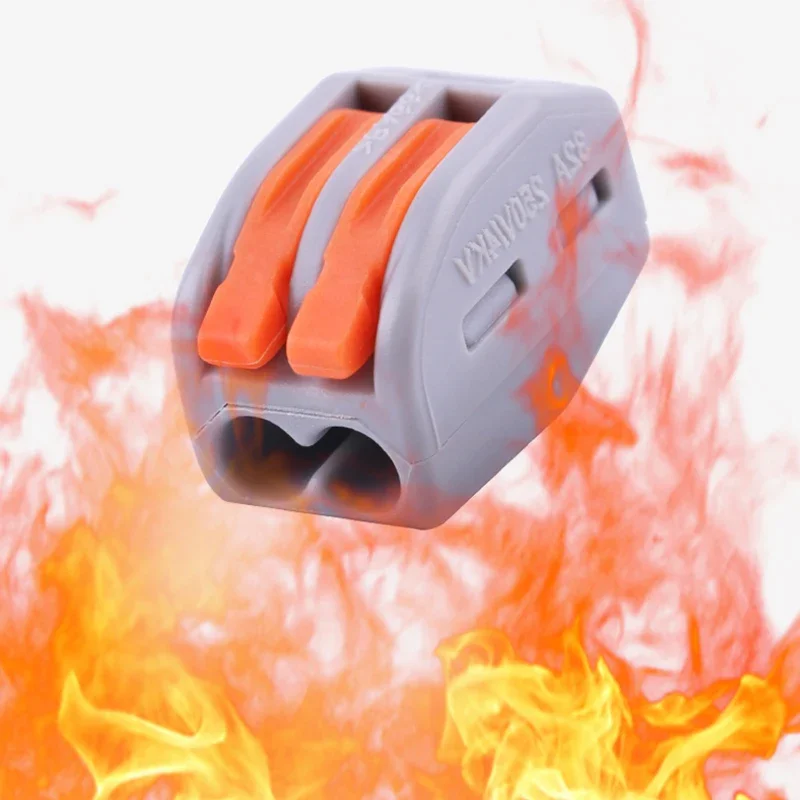 30/100 قطعة سلك موصلات الشريط الكهربائي قفص صغير الربيع العالمي المدمجة موصلات الأسلاك السريعة دفع في المحطة