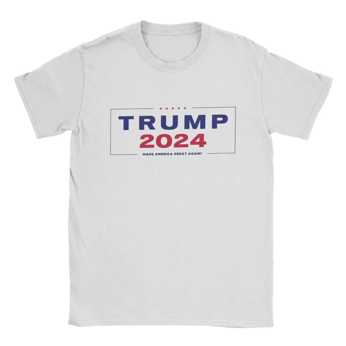 Trump 2024 T Shirts for Men 100% Cotton Vintage T-Shirts Round Neck Fight! Fight! Trump 2024 Assassination Attemp Tee Shirt Sho