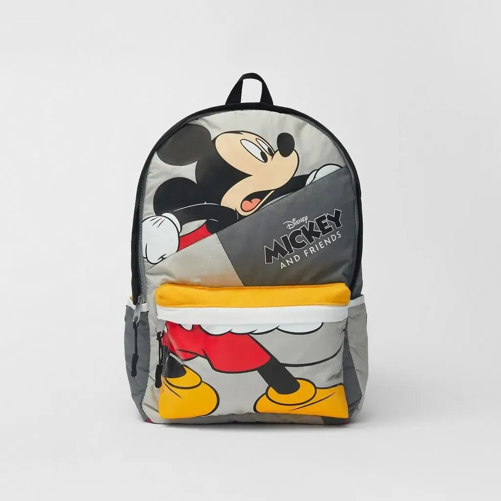 Boutique Fashion Children\'s Backpack Disney Mickey Cartoon School Bag Kids Boys Girls Kindergarten Student Schoolbag Back Pack