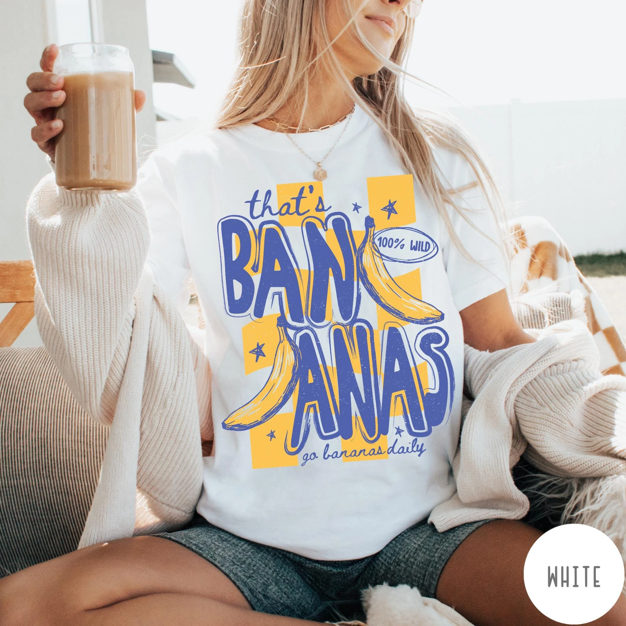 That's Bananas T-Shirt Summer Women Tracksuit O-Neck Short Sleeve Tops Casual Breathable Sportswear Harajuku Fashion Streetwear